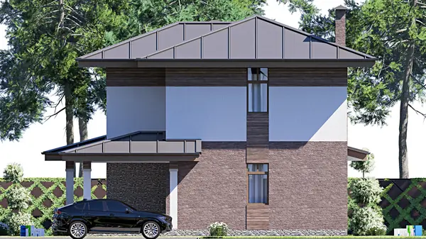 Проект двухэтажного дома 11х15 м S191м2 F-17783