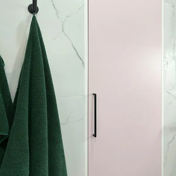 Ванная комната в розовом цвете