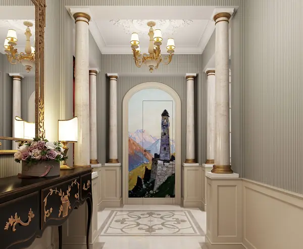 Прихожая в классическом стиле