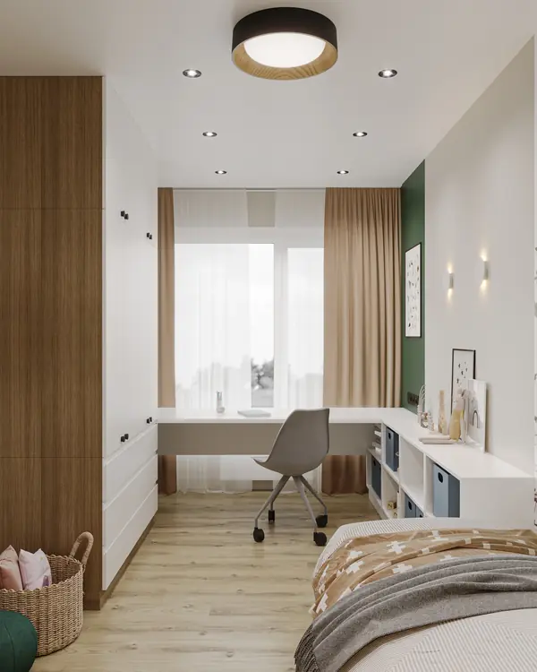 Дизайн-проект квартиры, площадью 68,8 м2, мкр Левобережный