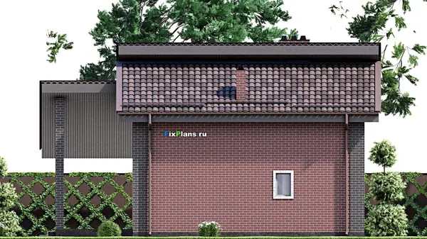 Проект дома с мансардой 9х11 м S107м2 F-15317