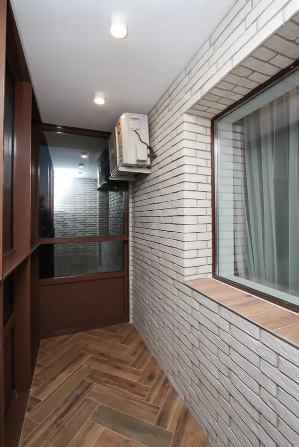 Балкон в 3х-комнатной квартире | 70м2 в ЖК Европейский