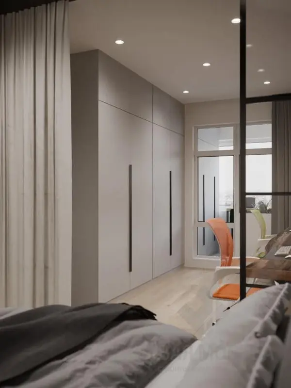 Дизайн-проект двухкомнатной квартиры 72 кв.м в Красногорске