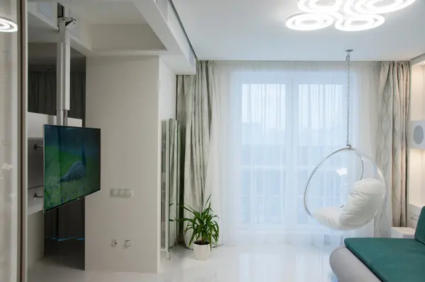 Домашний кинотеатр в гостиной