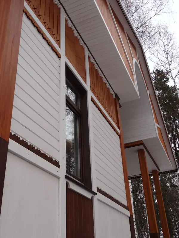 Воссоздание музея Астафьева, черты дома взяты с реально существующего