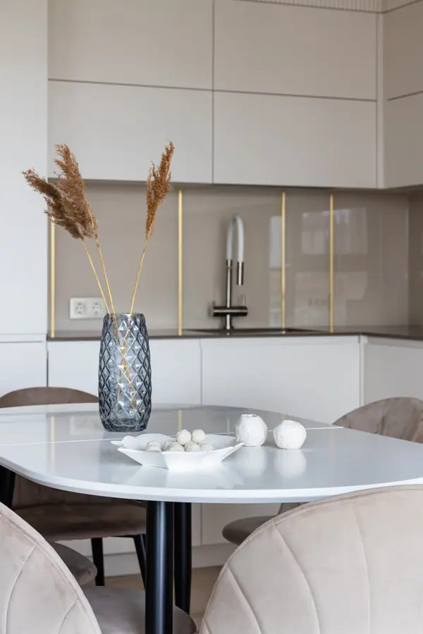 Реализованная квартира в ЖК Макаровский. Кухня-гостиная