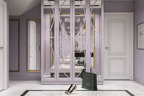 Дизайн-проект Мансарда, Неоклассика