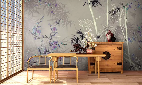 Терраса с фреской La Stanza из коллекции «Шинуазри»