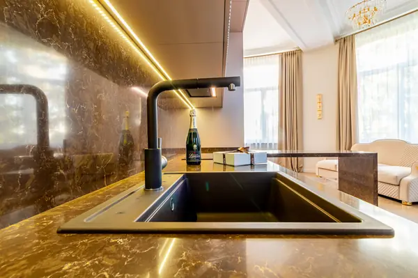 АК Grand Royal Residences. Съемка кухни-гостиной для МК ITALIKA