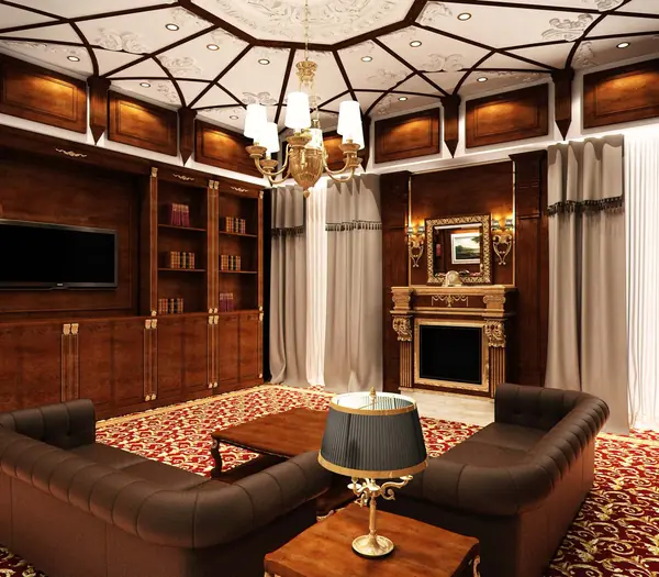 Интерьеры, загордный дом