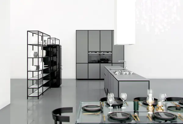 Проект современной кухонной мебели Listapad от Pavetra