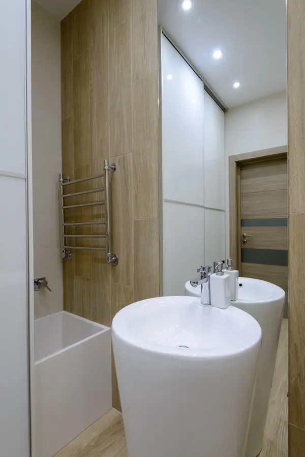 Двухъярусная квартира в стиле Экоминимализм