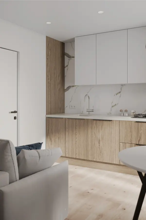 Квартира с современным интерьером для молодой семьи