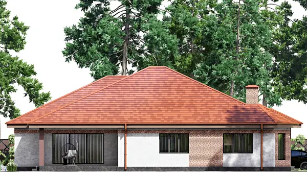 Проект одноэтажного дома 20х17м S269м2 F-15425