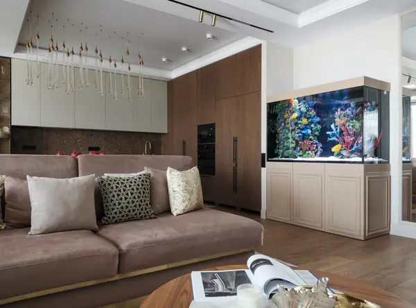 Реализация современной четырехкомнатной квартиры площадью 170 м²