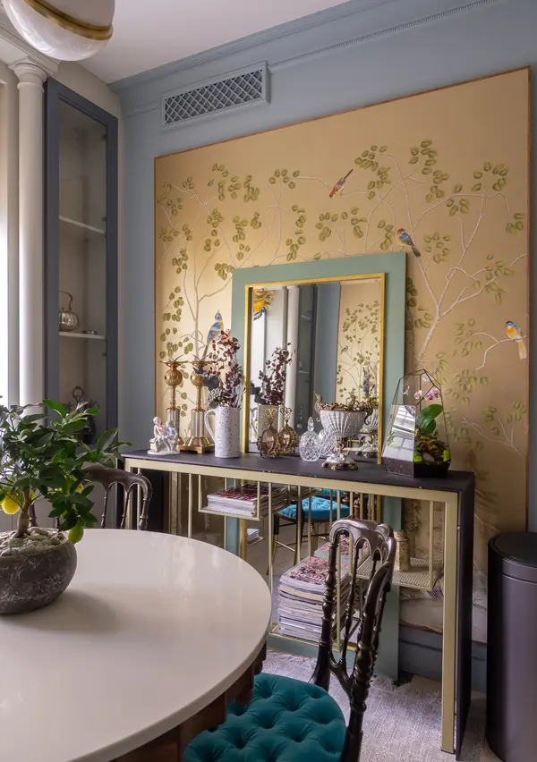 Кухня в проекте реконструкции квартиры в ЖК "Остров Фантазий"