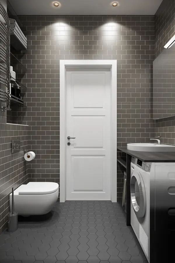 Квартира 57 кв.м. в Тетрис-холл г.Киев в индустриальном стиле