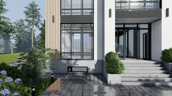 Дом в современном стиле.