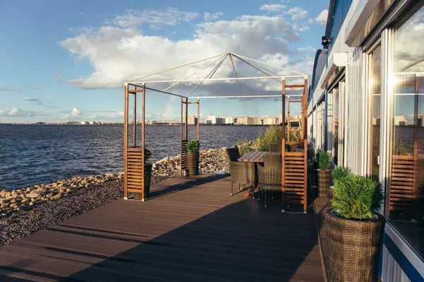 Эллинг на берегу Финского залива