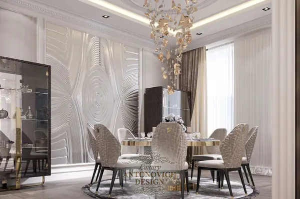 Элитная гостиная в стиле ар-деко