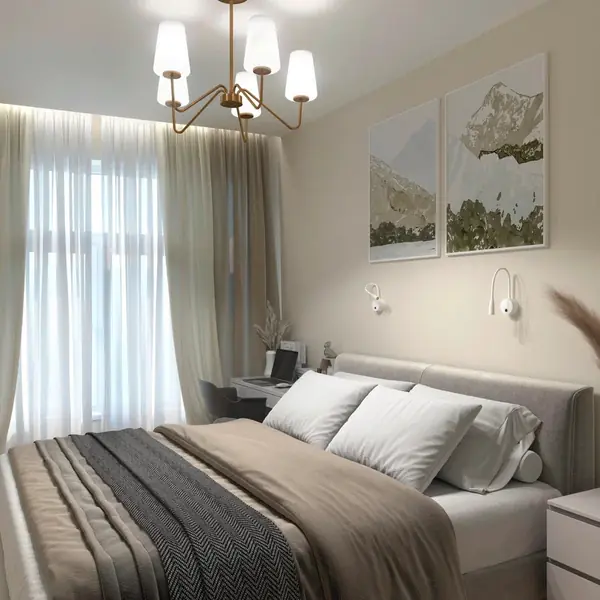 Квартира в современном стиле для семьи с ребенком