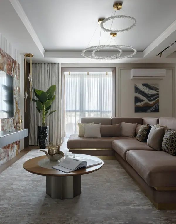 Реализация современной четырехкомнатной квартиры площадью 170 м²