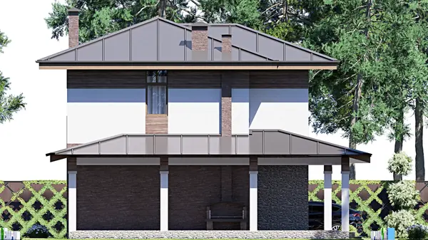 Проект двухэтажного дома 11х15 м S191м2 F-17783