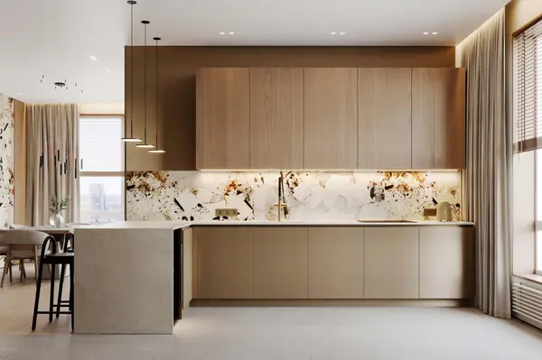 Теплый интерьер