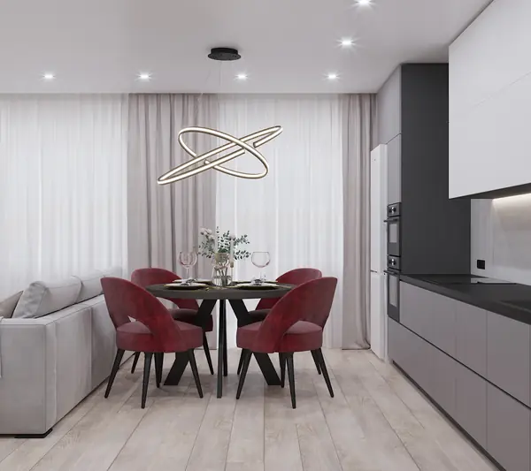 Дизайн-проект квартиры, площадью 58м2