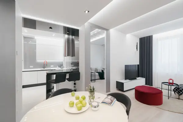 Проект двухкомнатной квартиры в ЖК V-house