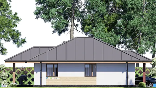 Проект одноэтажного дома 16х10м S110м2 F-17999