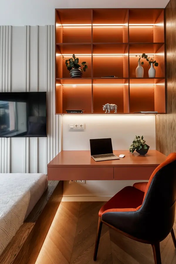 Реализованный дизайн проект квартиры в ЖК "Горный"