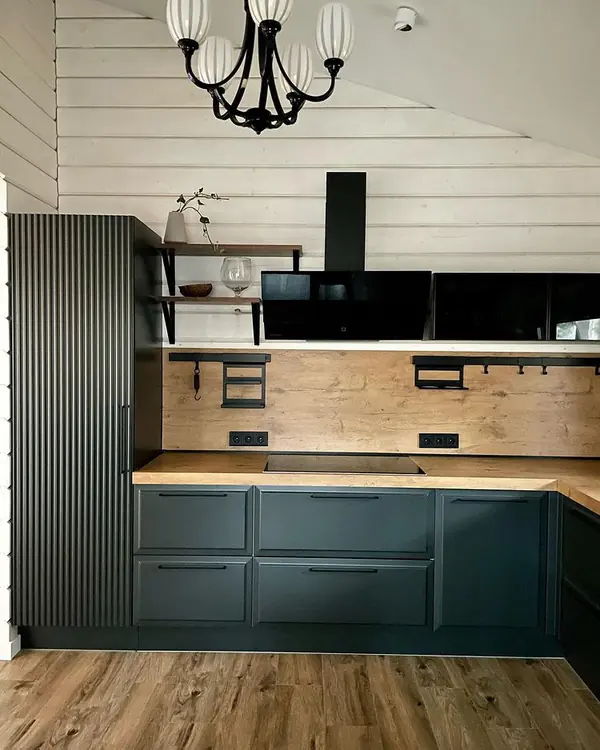 Гармоничное сочетание фасадов Latte и Prestige Deco