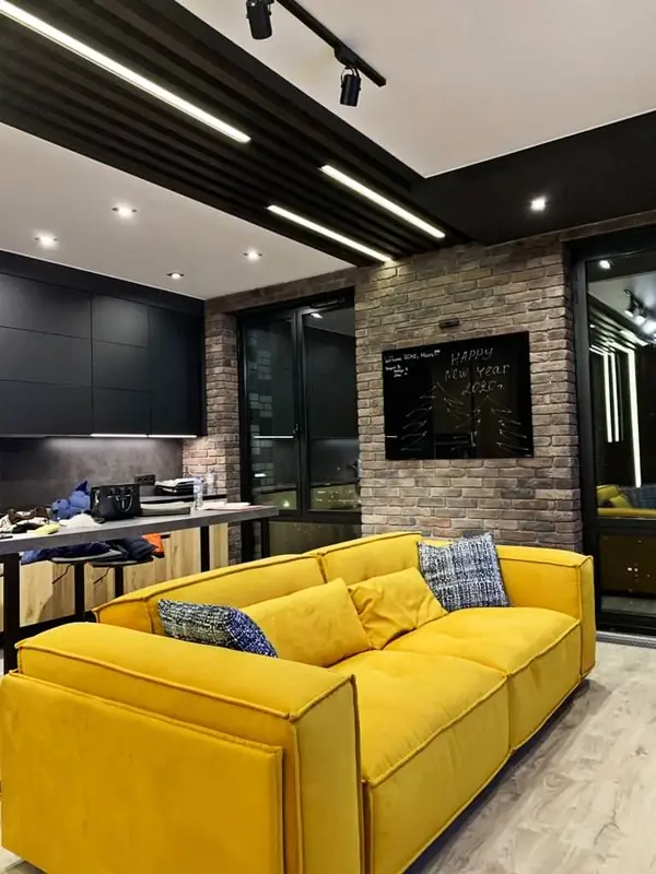 Квартира холостяка в стиле лофт