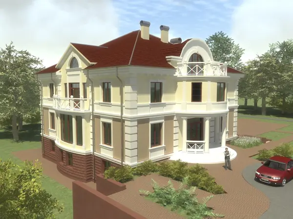 Классическая вилла в Новороссийске.