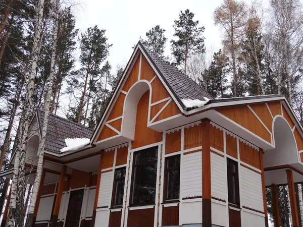 Воссоздание музея Астафьева, черты дома взяты с реально существующего