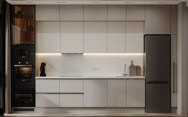 Интерьер квартиры в ЖК "Метрополия"