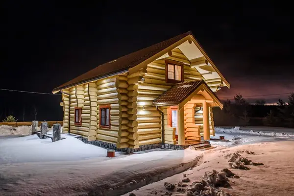 Дом из круглого бревна