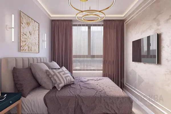 Дизайн-проект однокомнатной квартиры 34 кв.м в ЖК «Селигер Сити»