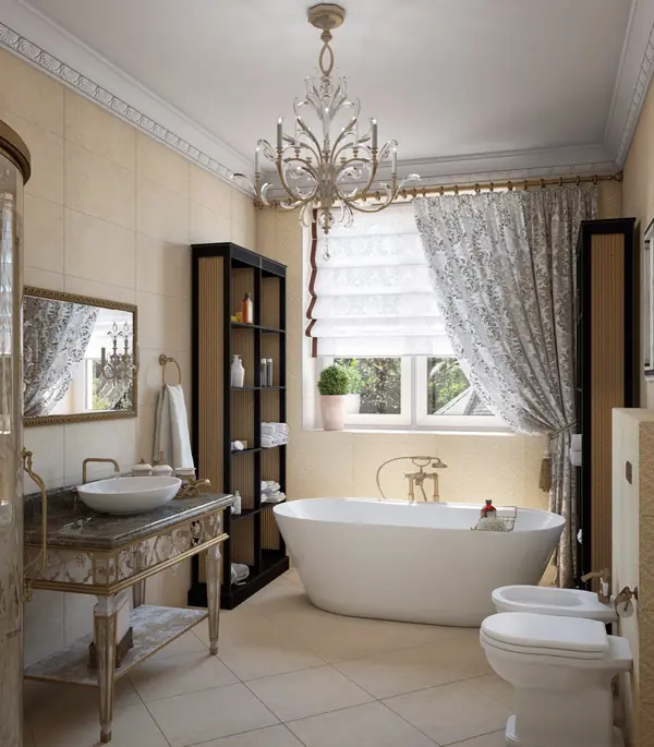 Ванна  в классическом стиле