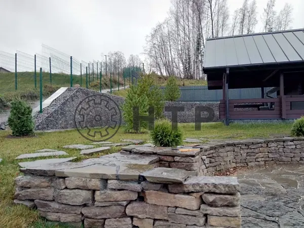 Подпорные стенки из габионов