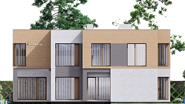 Проект двухэтажного дома 16х24 м S333м2 F-16658