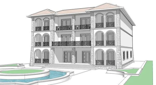 Внешний вид гостевого дома 01