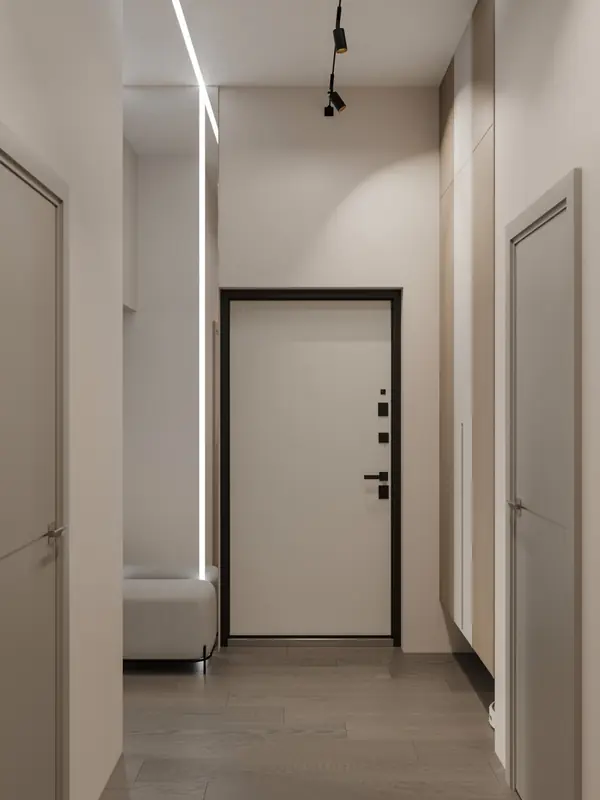 Светлая квартира для семьи из двух человек