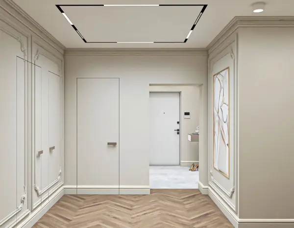 Просторная квартира с гостевой в классическом стиле