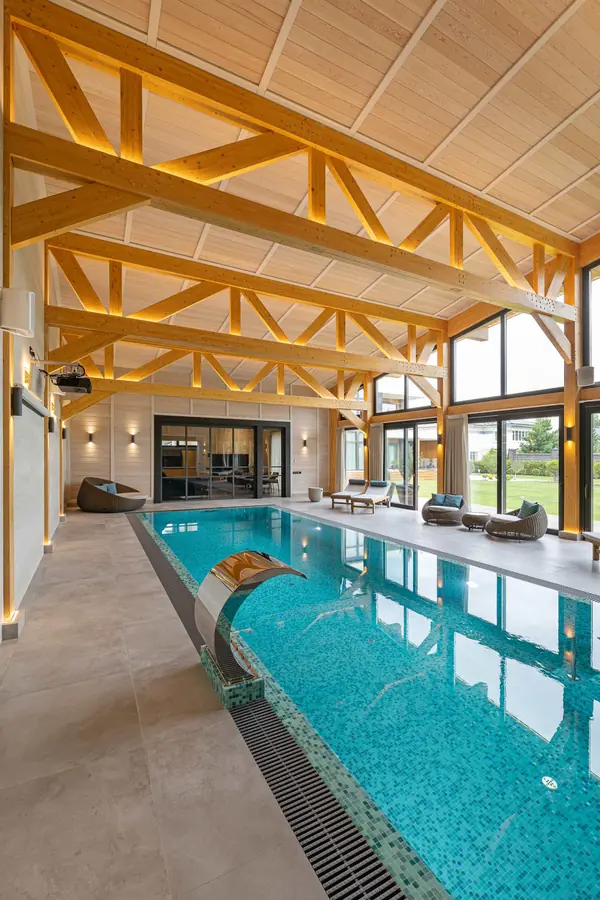 Бассейн и СПА комплекс по технологии фахверк