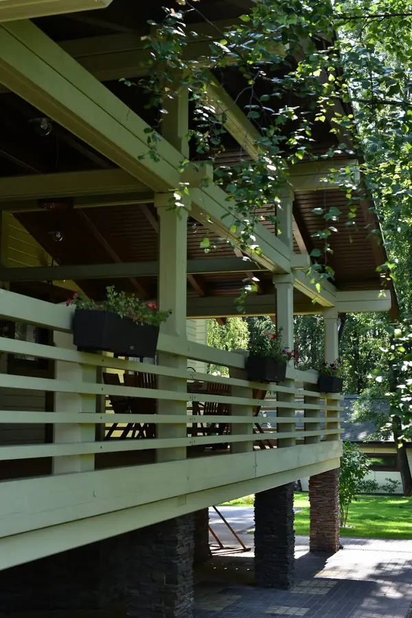 Терраса и дом