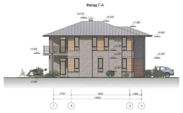 Дом в коттеджном поселке Тургай в Лаишевском районе РТ