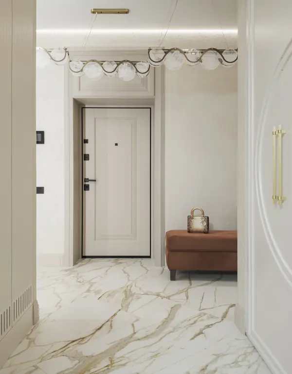 Реализация современной четырехкомнатной квартиры площадью 170 м²