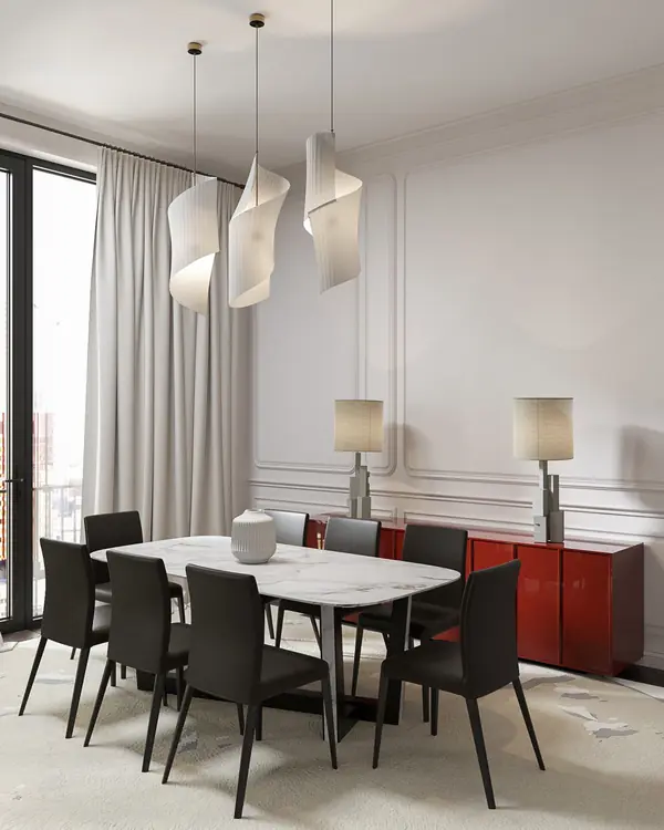 Интерьер квартиры в стиле Современная классика.